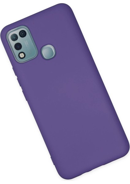 Infinix Hot 10 Play Kılıf Nano Içi Kadife Silikon - Mor modelleri