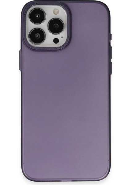 Iphone 15 Pro Kılıf Modos Metal Kapak - Derin Mor