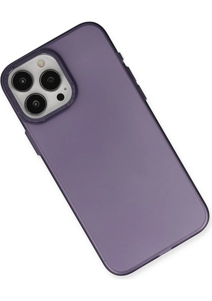 Iphone 15 Pro Kılıf Modos Metal Kapak - Derin Mor modelleri