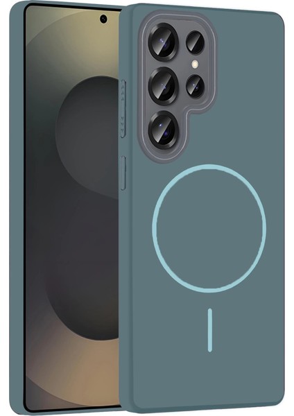 Joko Samsung Galaxy S25 Ultra Broş Magsafe Kapak - Turkuaz