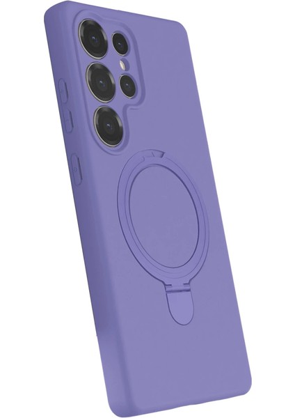 Samsung Galaxy S25 Ultra Regal Magsafe Standlı Kapak - Lila fiyatları
