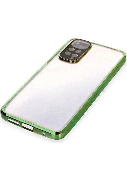 Xiaomi Redmi Note 11 Kılıf Razer Lensli Silikon - Yeşil fırsatları