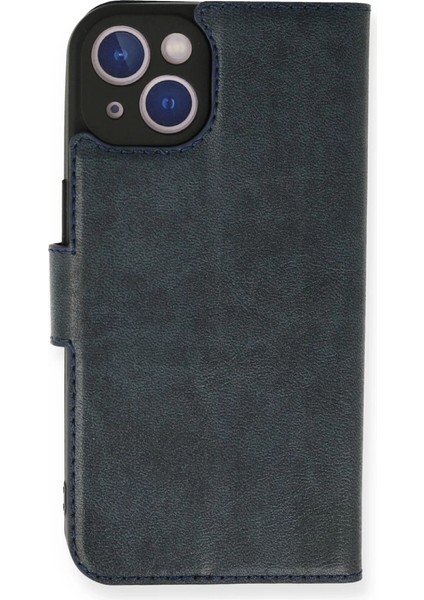 Iphone 14 Kılıf Trend S Plus Kapaklı Kılıf - Lacivert