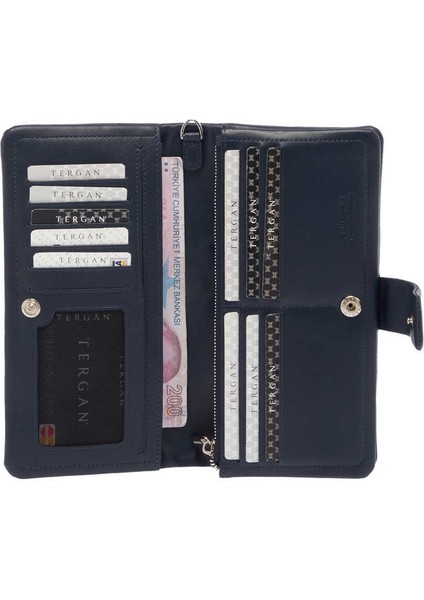 Lacivert Hakiki Deri Erkek El Çantası - S1PC00001621-M80