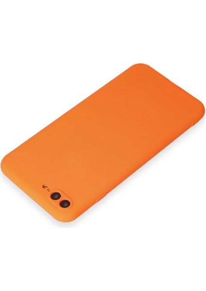 Iphone 7 Plus Kılıf First Silikon - Parlak Turuncu modelleri