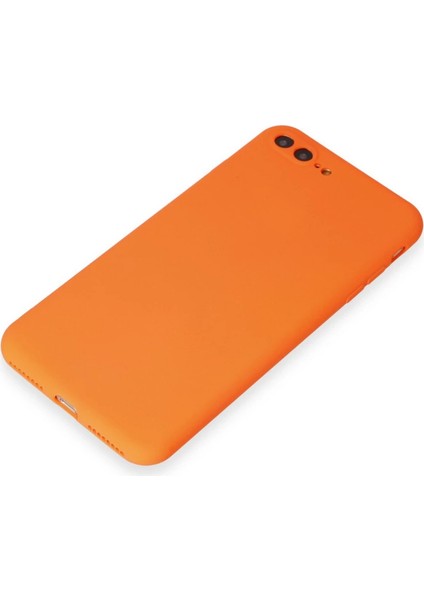 Iphone 7 Plus Kılıf First Silikon - Parlak Turuncu fırsatları
