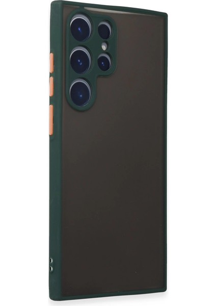 Samsung Galaxy S22 Ultra Kılıf Montreal Silikon Kapak - Yeşil fiyatları