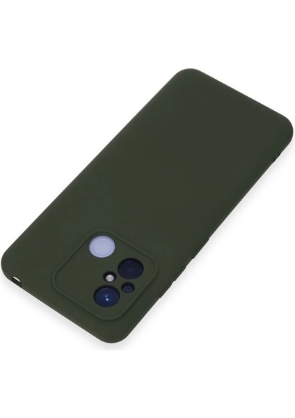 Xiaomi Redmi 12C Kılıf Nano Içi Kadife Silikon - Koyu Yeşil modelleri