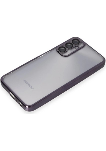 Samsung Galaxy A05S Kılıf Razer Lensli Silikon - Mor fırsatları