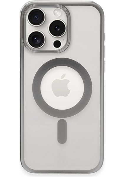 Iphone 15 Pro Max Kılıf Erozi Magsafe Kapak - Gümüş fiyatları
