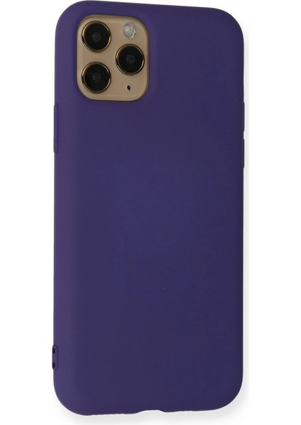 Iphone 11 Pro Max Kılıf Nano Içi Kadife Silikon - Mor modelleri