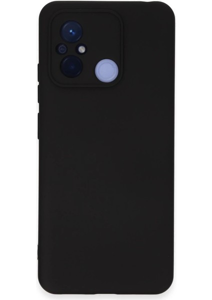 Xiaomi Redmi 12C Kılıf Nano Içi Kadife Silikon - Siyah