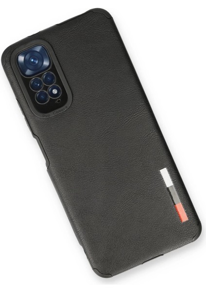 Xiaomi Redmi Note 11 Kılıf Loop Deri Silikon - Siyah modelleri