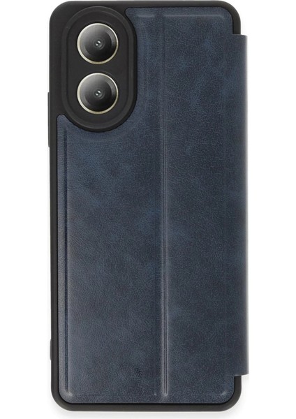 Oppo A38 Kılıf Flip Cover - Lacivert
