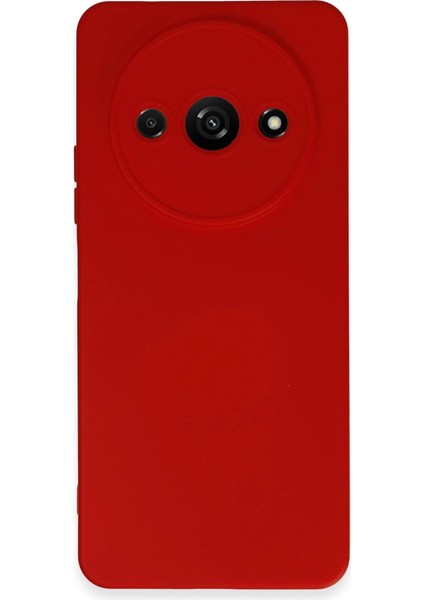 Xiaomi Redmi A3 4g Kılıf Nano Içi Kadife Silikon - Kırmızı