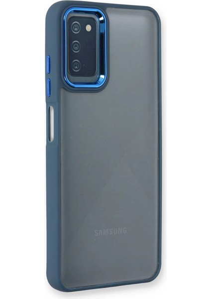 Samsung Galaxy A03S Kılıf Dora Kapak - Mavi