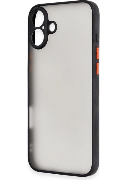 Iphone 16 Plus Kılıf Montreal Silikon Kapak - Siyah modelleri