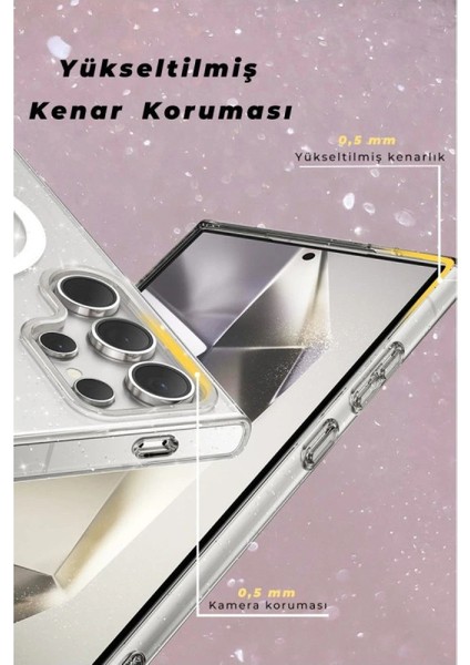 Joko Samsung Galaxy S23 Fe Kılıf Magsafe Kapak - Siyah modelleri