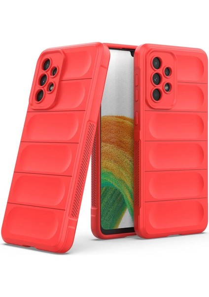 Samsung Galaxy A33 5g Kılıf Optimum Silikon - Kırmızı fiyatları