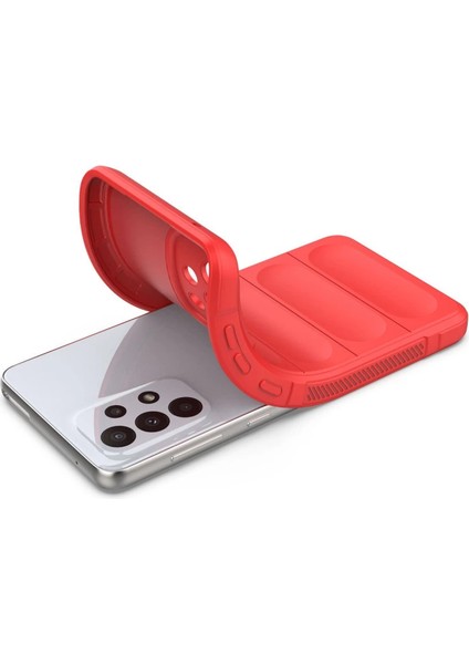 Samsung Galaxy A33 5g Kılıf Optimum Silikon - Kırmızı fırsatları