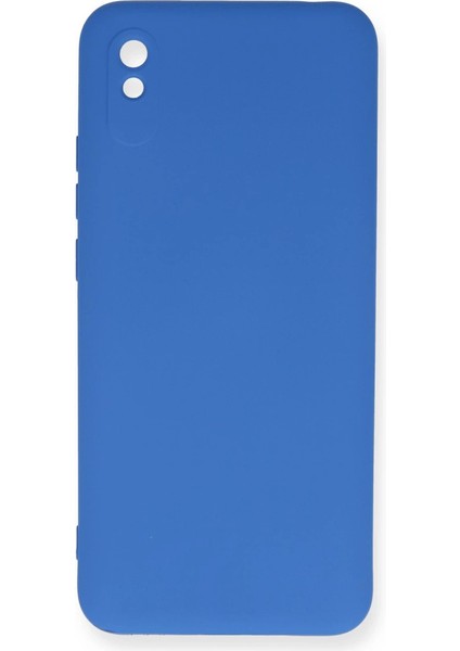 Xiaomi Redmi 9A Kılıf Nano Içi Kadife Silikon - Mavi