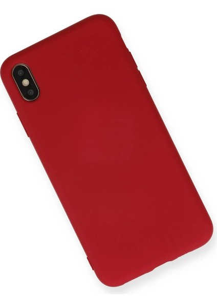 Iphone Xs Max Kılıf Nano Içi Kadife Silikon - Kırmızı fiyatları