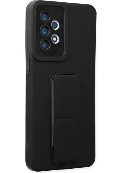 Samsung Galaxy A33 5g Kılıf Mega Standlı Silikon - Siyah fiyatları