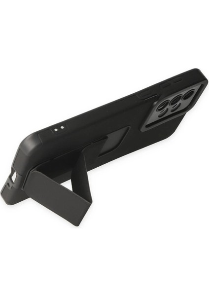 Samsung Galaxy A33 5g Kılıf Mega Standlı Silikon - Siyah fırsatları