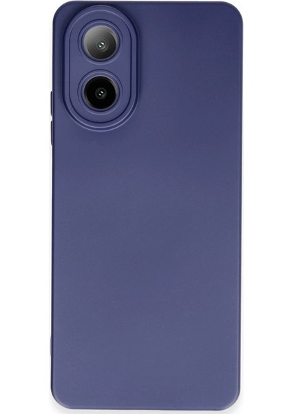 Oppo A38 Kılıf Nano Içi Kadife Silikon - Lacivert