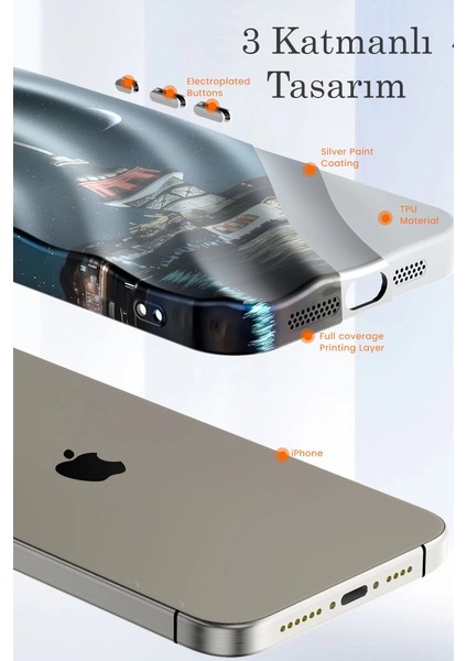 Iphone 14 Pro Max Kılıf Crew Desenli Kapak - Çiçek fırsatları