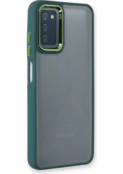 Samsung Galaxy A03S Kılıf Dora Kapak - Haki Yeşil