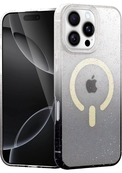 Apple Iphone 16 Pro Pummel Shiny Magsafe Kapak - Siyah