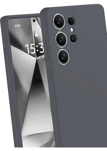 Samsung Galaxy S25 Ultra Kılıf Nano Içi Kadife Silikon - Gri fiyatları