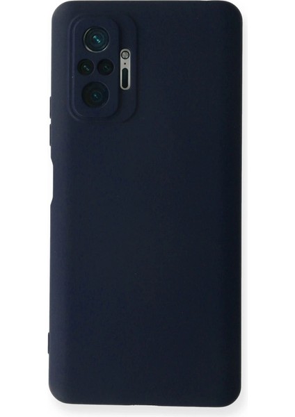 Xiaomi Redmi Note 10 Pro Kılıf Nano Içi Kadife Silikon - Lacivert