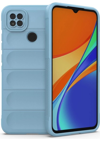 Xiaomi Redmi 9c Kılıf Optimum Silikon - Sky Blue