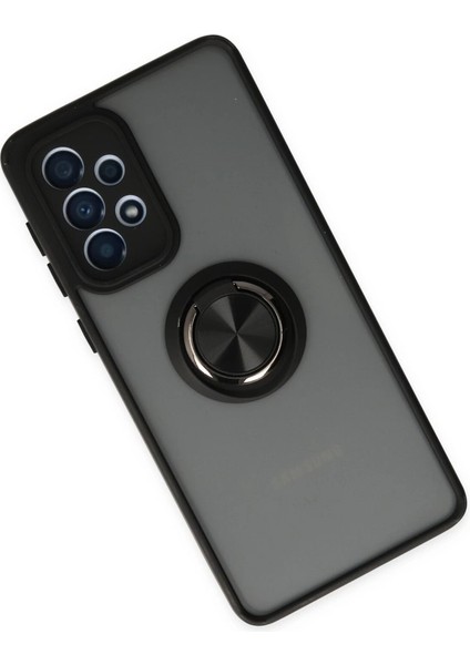 Samsung Galaxy A33 5g Kılıf Montreal Yüzüklü Silikon Kapak - Siyah fiyatları