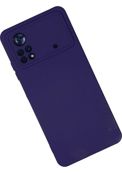 Xiaomi Poco X4 Pro 5g Kılıf Nano Içi Kadife Silikon - Mor fiyatları