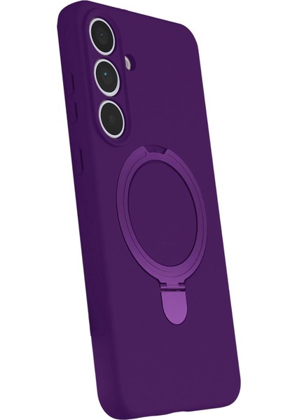 Samsung Galaxy S24 Fe Regal Magsafe Standlı Kapak - Derin Mor fiyatları