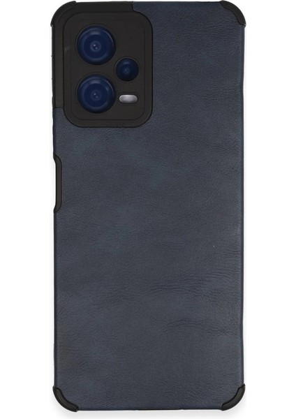 Xiaomi Redmi Note 12 5g Kılıf Loop Deri Silikon - Lacivert