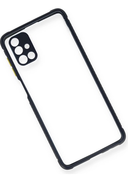 Samsung Galaxy M51 Kılıf Miami Şeffaf Silikon - Lacivert modelleri