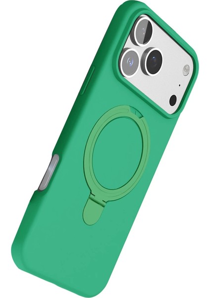 Apple Iphone 17 Pro Regal Magsafe Standlı Kapak - Yeşil fırsatları