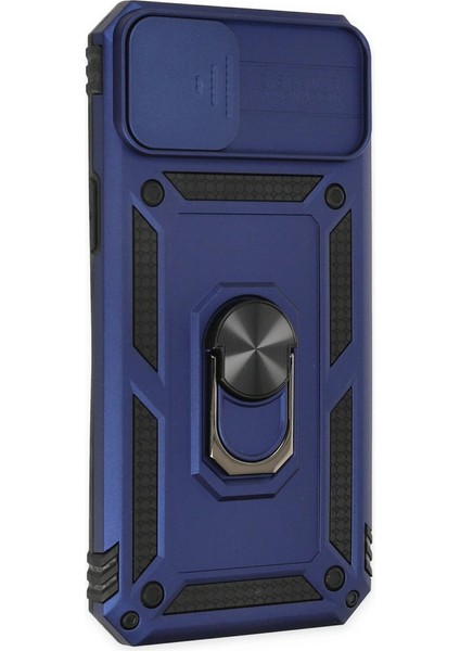 Iphone 14 Plus Kılıf Pars Lens Yüzüklü Silikon - Lacivert fiyatları