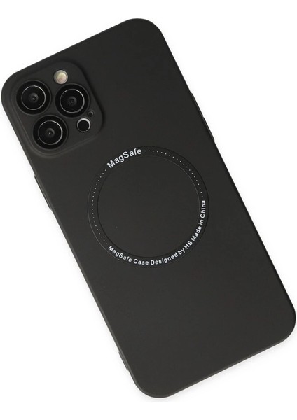 Iphone 12 Pro Kılıf Jack Magneticsafe Lens Silikon - Siyah modelleri