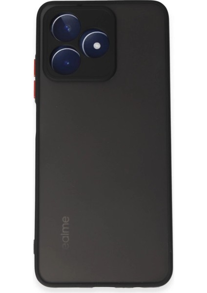 Realme C53 Kılıf Montreal Silikon Kapak - Siyah