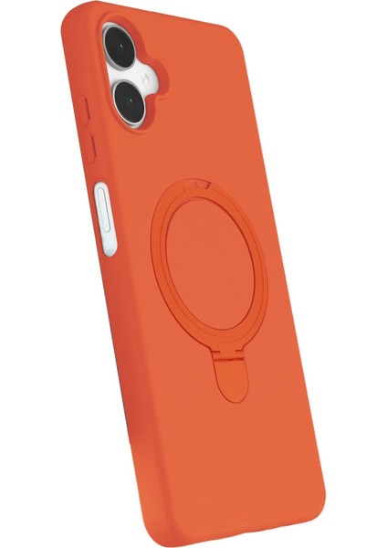 Samsung Galaxy A06 Regal Magsafe Standlı Kapak - Turuncu fiyatları