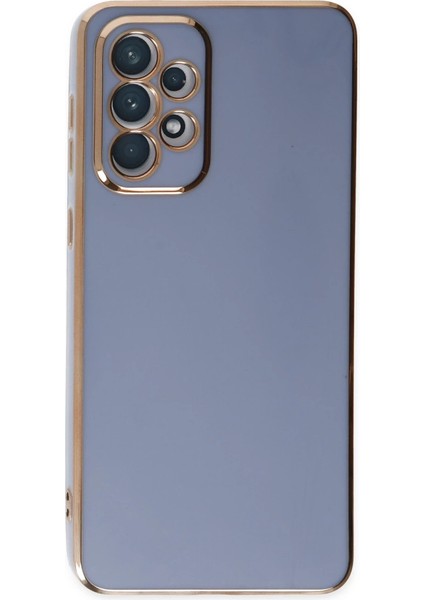 Samsung Galaxy A73 5g Kılıf Volet Silikon - Mavi