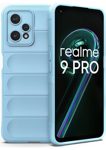 Realme 9 Pro 5g Kılıf Optimum Silikon - Sky Blue