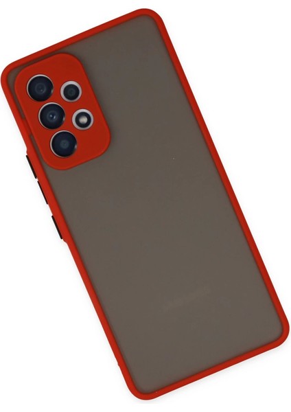 Samsung Galaxy A53 5g Kılıf Montreal Silikon Kapak - Kırmızı fiyatları