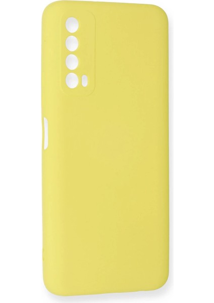 Huawei P Smart 2021 Kılıf Nano Içi Kadife Silikon - Sarı fiyatları