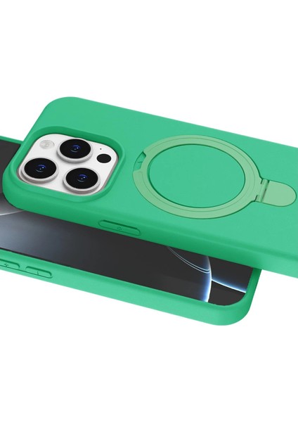 Apple Iphone 14 Pro Max Regal Magsafe Standlı Kapak - Yeşil fırsatları